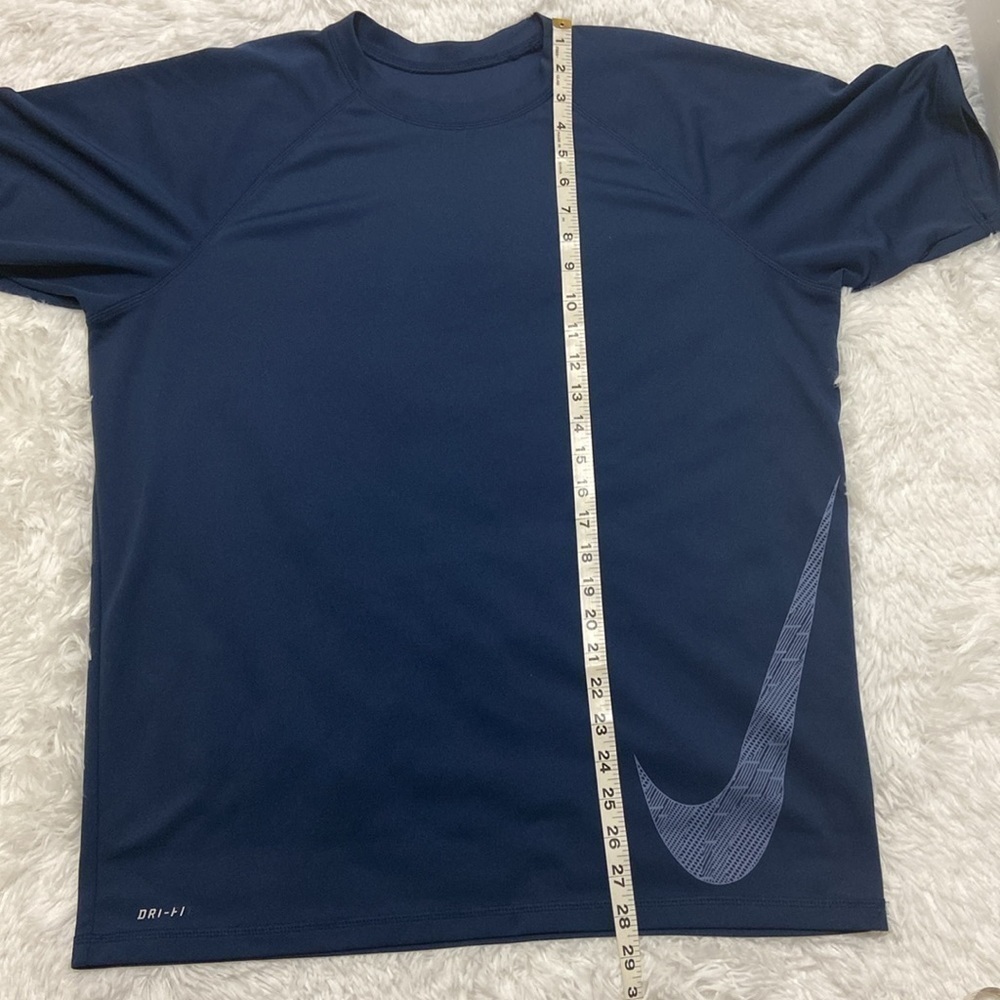 NIKE DRI-FIT,LARGE SIDE LOGO,DARK BLUE, SHORT SLEEVE,SPORT T-SHIRT.SIZE-… - Picture 8 of 10